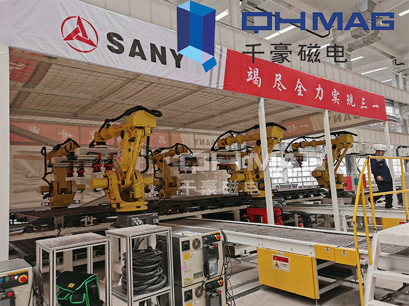 千豪電永磁吊具：重型裝備智能生產線的得力助手